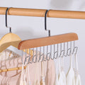 Belt Hanger Wooden 11 Inch Natural or Dark Wood