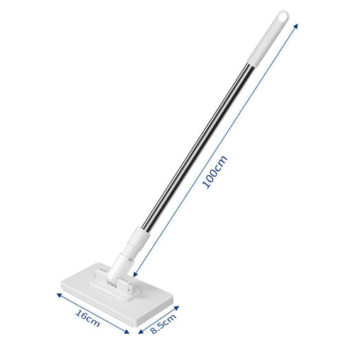 Clamp Mop with 4 Reusable Cloths 39.4 Inch Handle