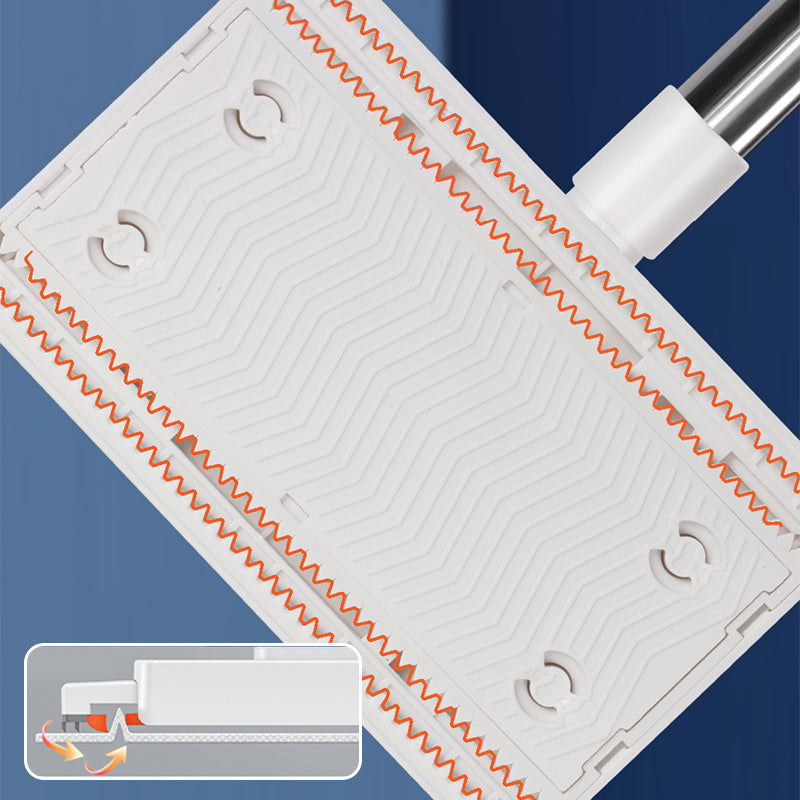 Clamp Mop with 4 Reusable Cloths 39.4 Inch Handle