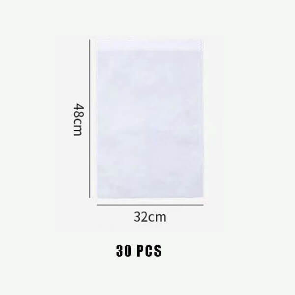 Drawstring Shoe Storage Bags 12.6 x 18.9 Inch White