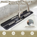 Faucet Splash Guard Mat Silicone 17.7 x 5.5 Inch