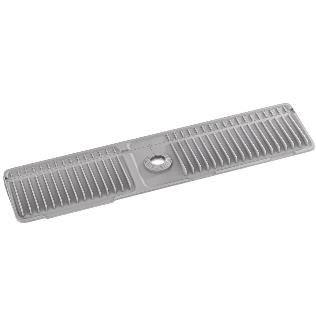 Faucet Splash Guard Mat Silicone 17.7 x 5.5 Inch