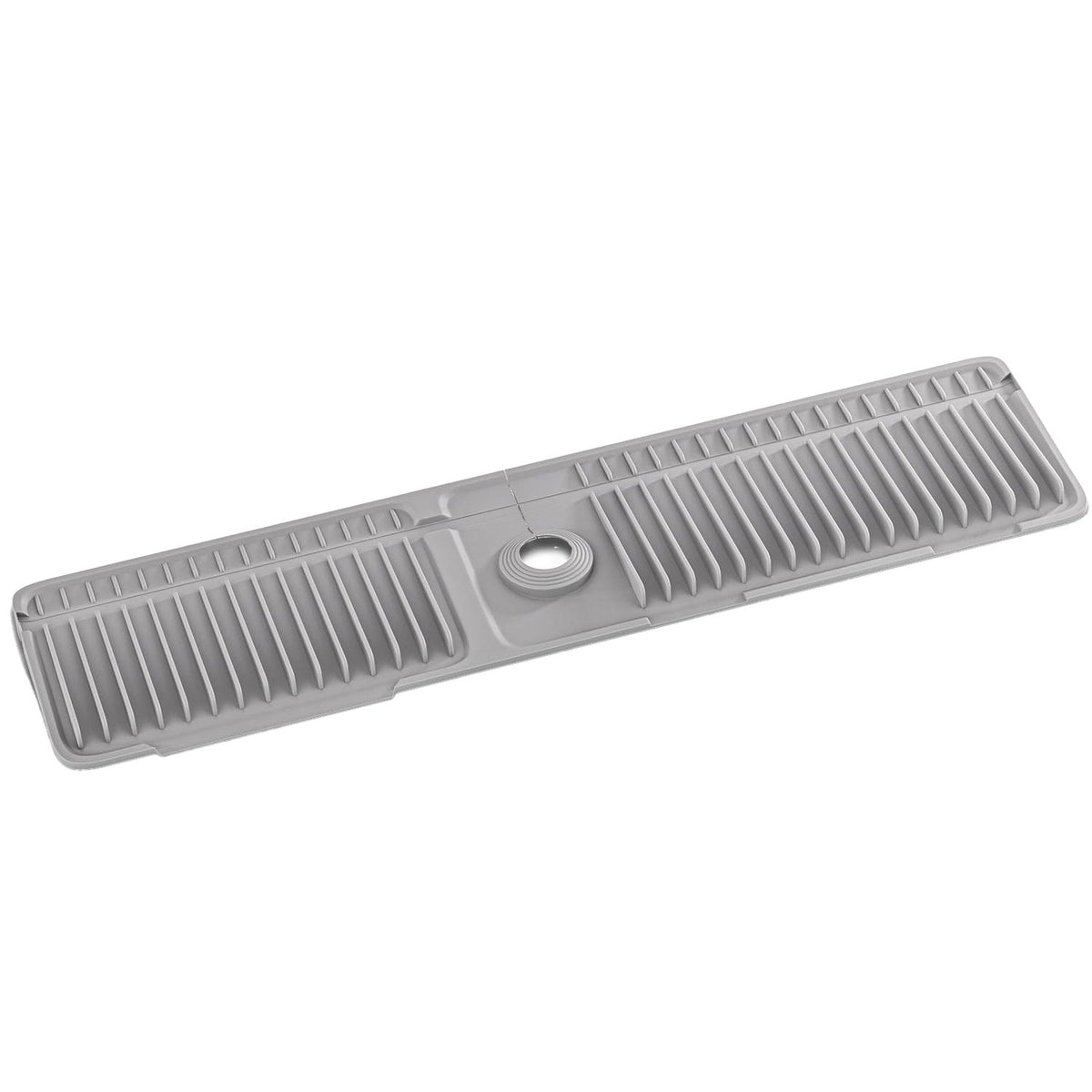 Faucet Splash Guard Mat Silicone 17.7 x 5.5 Inch