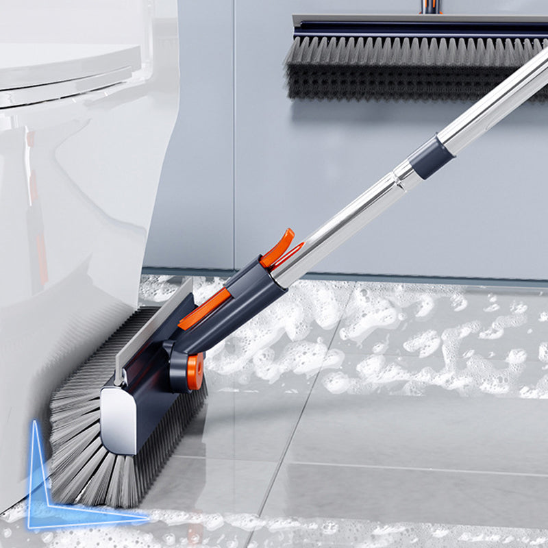Floor Scrub Brush 3 in 1 with Squeegee 54.3 Inch Handle