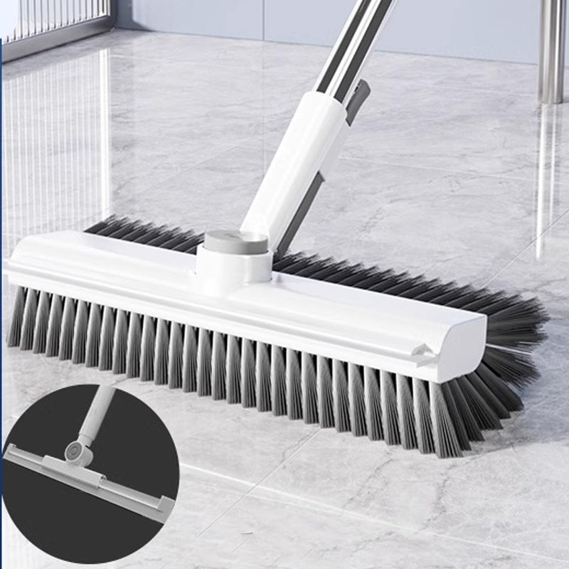 Floor Scrub Brush 3 in 1 with Squeegee 54.3 Inch Handle