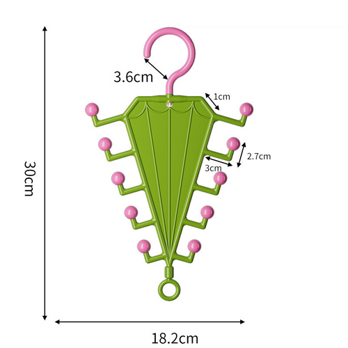 Hanger Organizer Rack Umbrella Shape 7.2 x 11.8 Inch