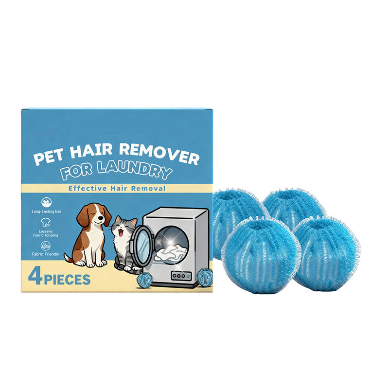 Laundry Balls for Pet Hair Reusable 1.4 Inch Blue