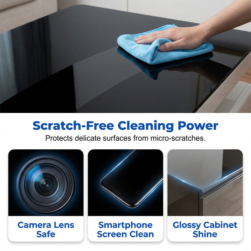 Microfiber Cleaning Cloths 15.7 x 23.6 Inch Set of 6