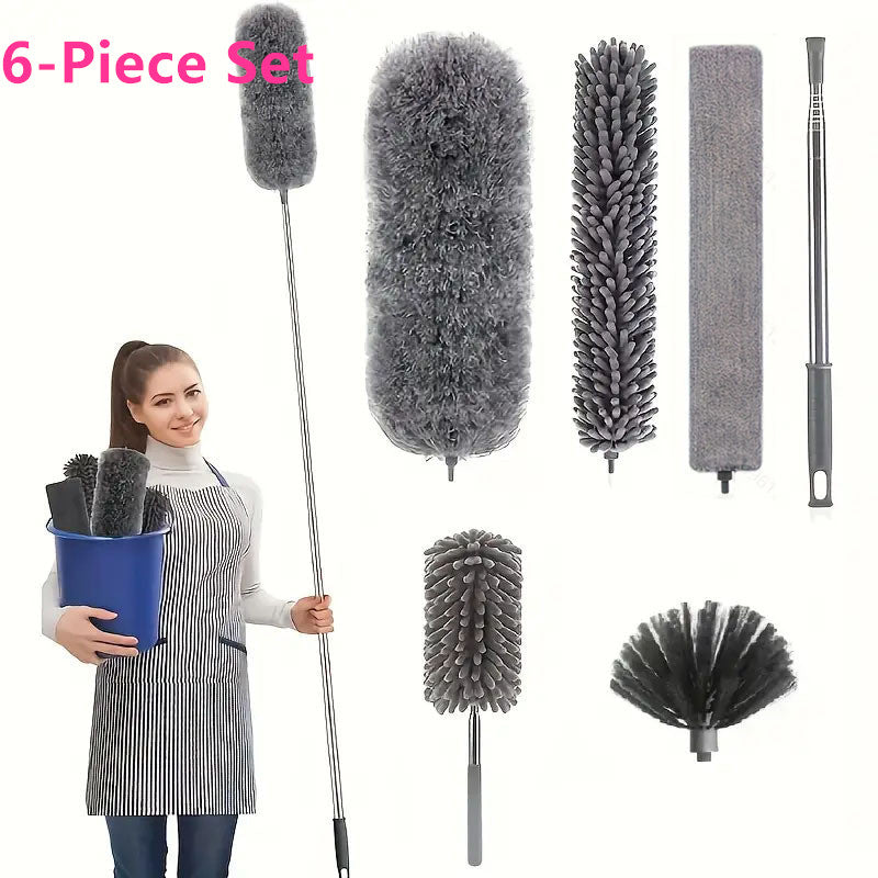 Microfiber Duster with Telescopic Pole up to 100 Inch