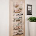 Over the Door Shoe Rack 12 Tier 71.3 Inch Metal