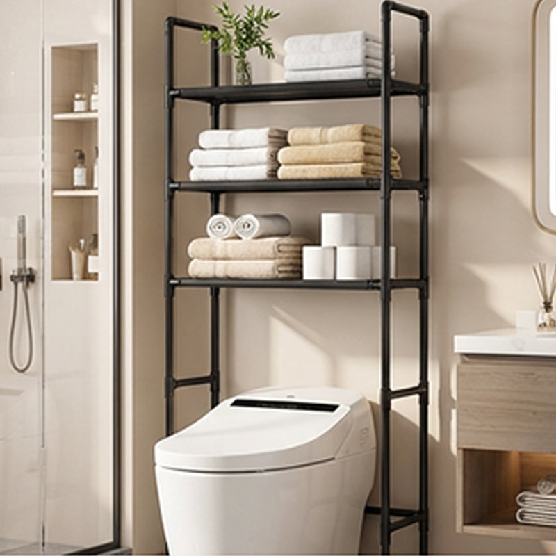 Over the Toilet Storage Rack 3 Tier No Drill Black or White