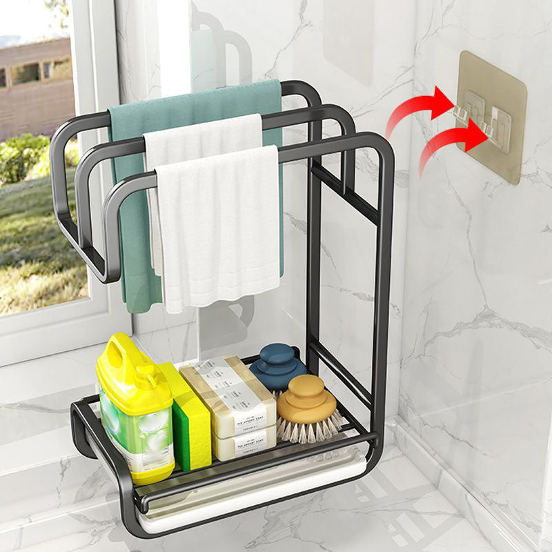 Rag and Sponge Drying Rack 10.6 x 7.9 x 5.1 Inch with Drip Tray