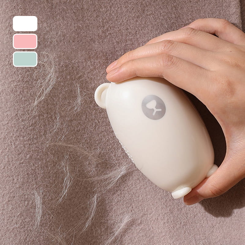 Reusable Lint Roller Ball Washable 3.9 Inch Bear Shape