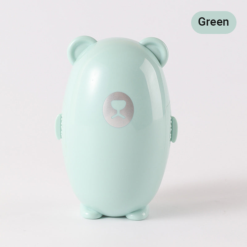 Reusable Lint Roller Ball Washable 3.9 Inch Bear Shape