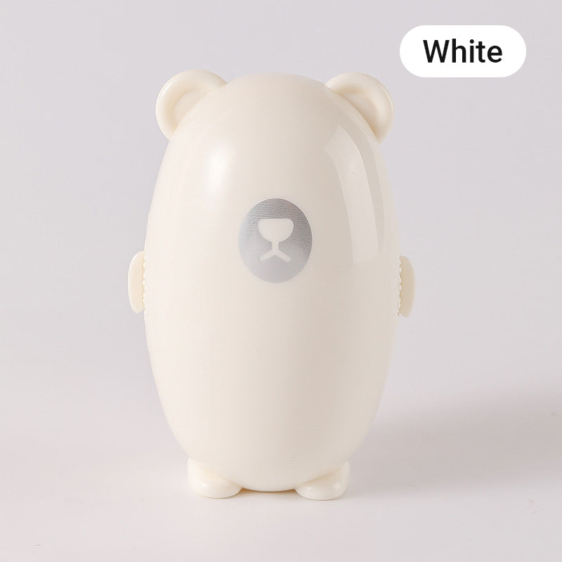 Reusable Lint Roller Ball Washable 3.9 Inch Bear Shape