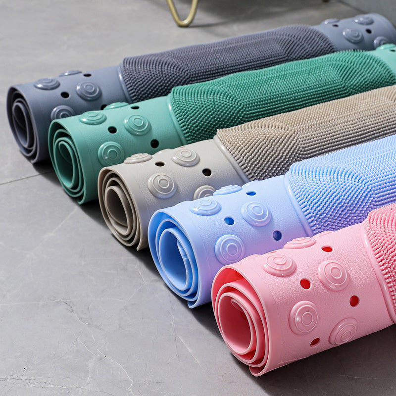 Shower Mat with Suction Cups and Drain Holes PVC