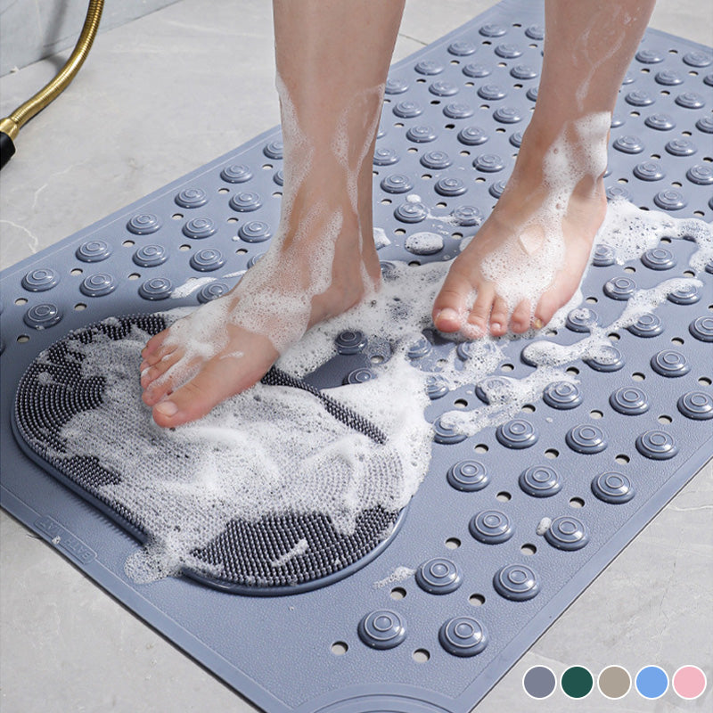 Shower Mat with Suction Cups and Drain Holes PVC
