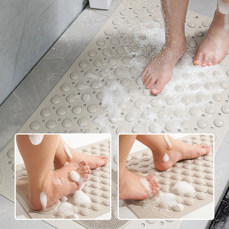 Shower Mat with Suction Cups and Drain Holes PVC