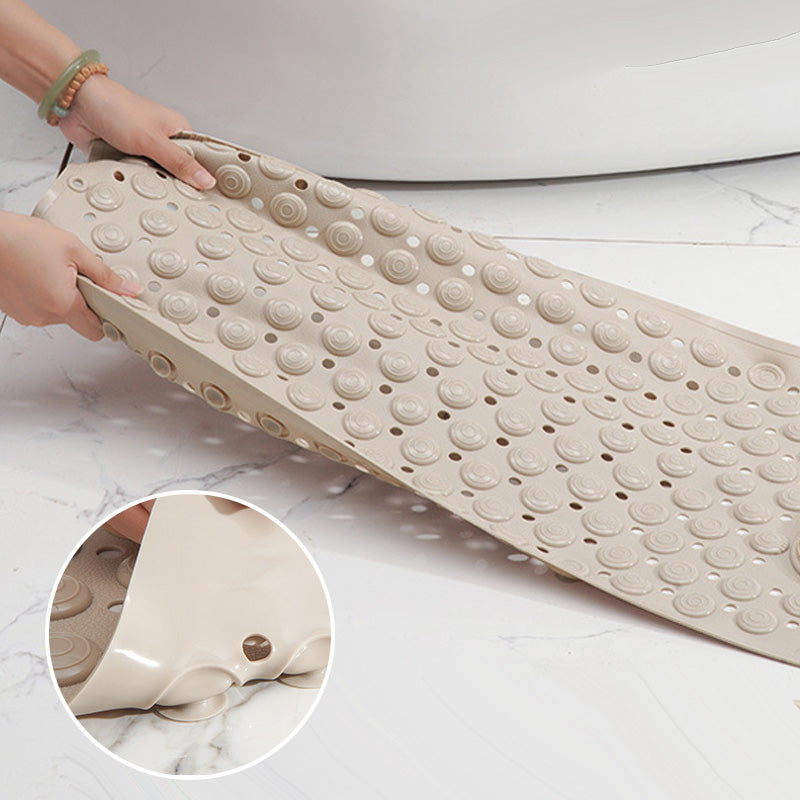 Shower Mat with Suction Cups and Drain Holes PVC