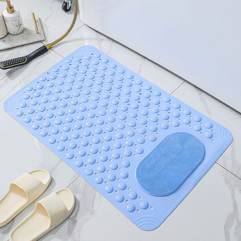 Shower Mat with Suction Cups and Drain Holes PVC