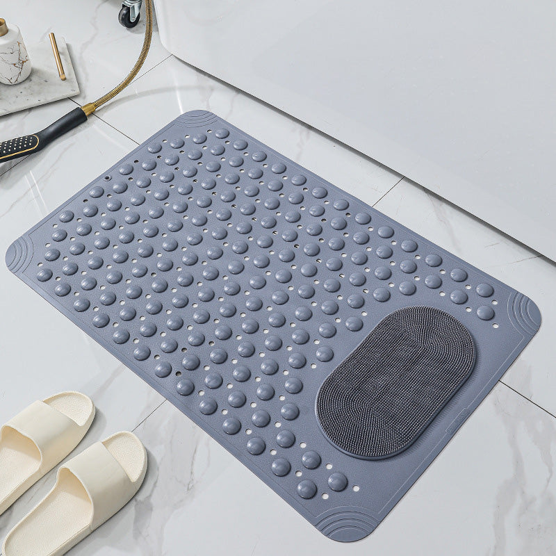 Shower Mat with Suction Cups and Drain Holes PVC