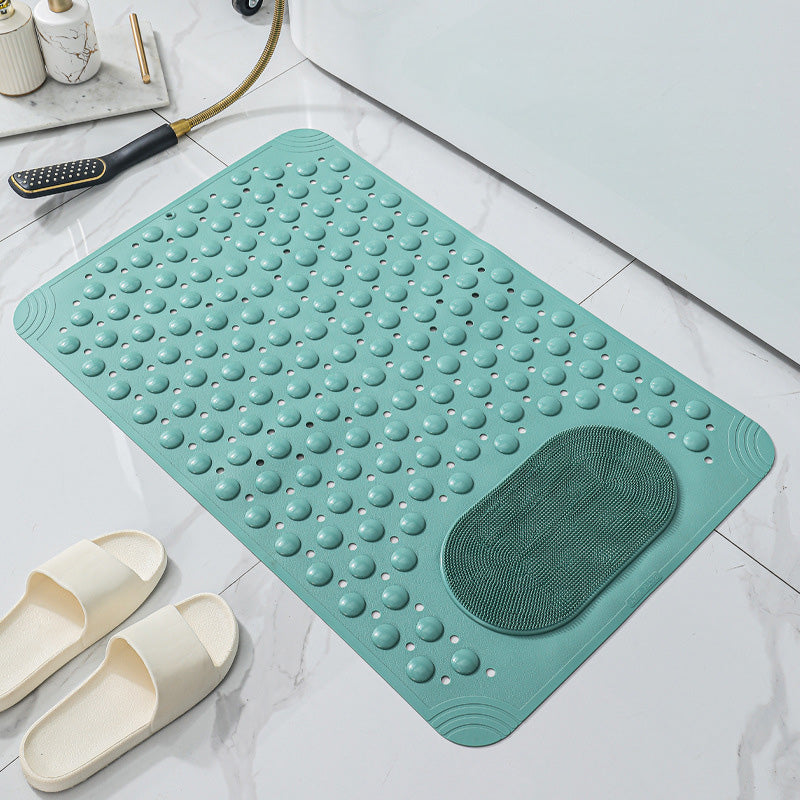 Shower Mat with Suction Cups and Drain Holes PVC