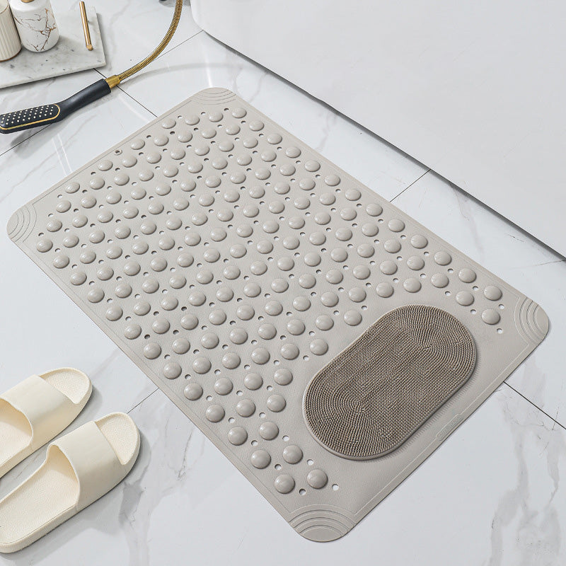 Shower Mat with Suction Cups and Drain Holes PVC