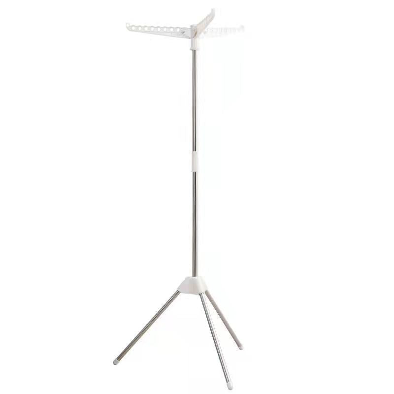 Standing Clothes Drying Rack Folding Stainless Steel 1 to 3 Layer