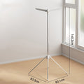 Standing Clothes Drying Rack Folding Stainless Steel 1 to 3 Layer