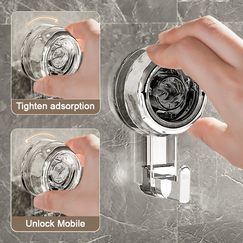 Suction Cup Hooks Twist Lock 3.9 Inch Set of 3 or 5