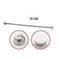 Tension Rod No Drill Adjustable 28.1 to 102.8 Inch Stainless Steel