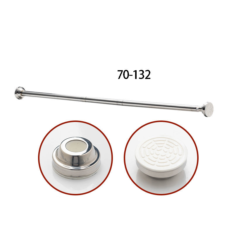 Tension Rod No Drill Adjustable 28.1 to 102.8 Inch Stainless Steel