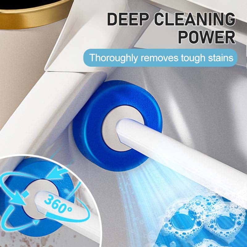 Toilet Brush with Disposable Heads and Wall Holder 18.7 Inch