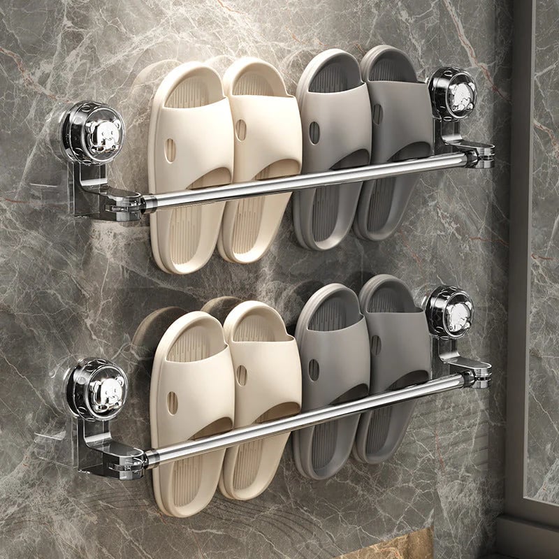 Towel Bar Suction Cup Adjustable 19.7 to 39.4 Inch Stainless Steel