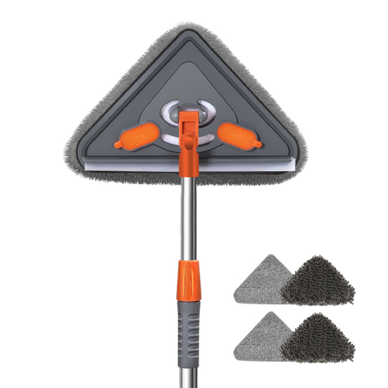 Triangle Mop with Telescopic Pole 30.7 to 44.1 Inch