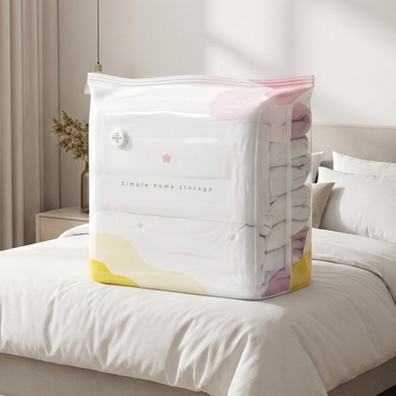 Vacuum Storage Bags with Press Valve 3 or 5 Pack