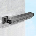 Wall Mounted Drying Rack Folding Suction Mount 13.4 to 40.2 Inch