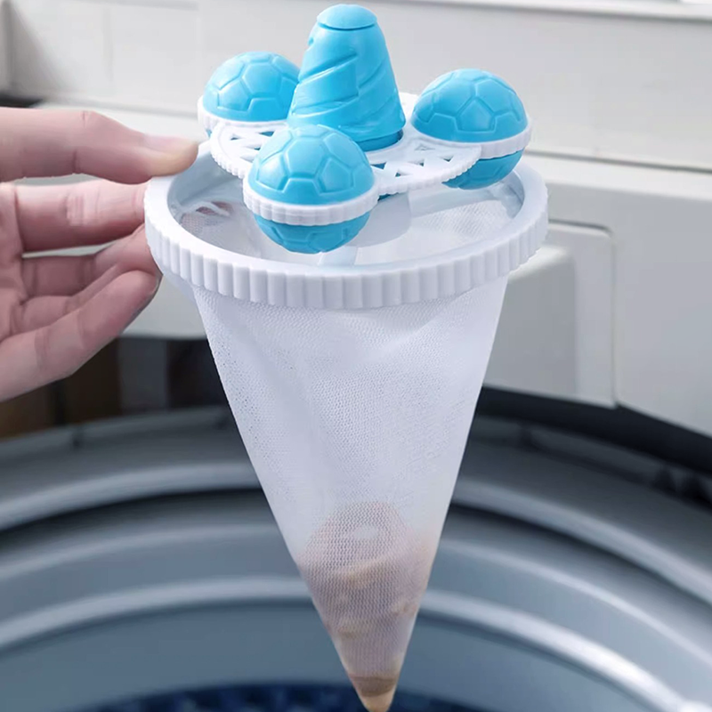 Washing Machine Lint Catcher Floating Mesh 3.7 x 6.3 Inch