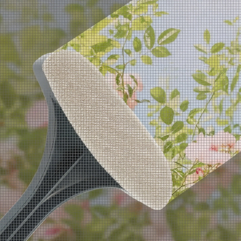 Window Screen Brush and Squeegee 2 in 1 18.1 Inch