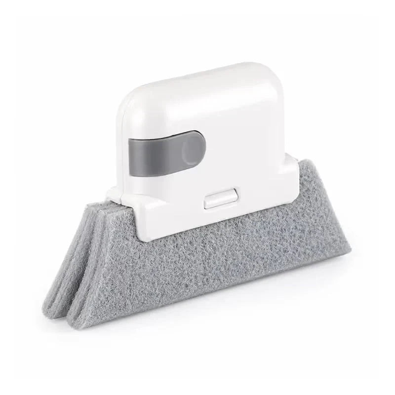 Window Track Cleaning Brush with Scraper 5.3 Inch
